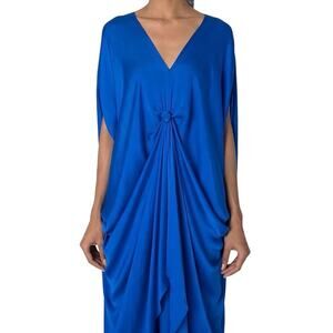 Yana K 100% Silk blue dress NWOT never used, in perfect condition Sz 4